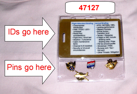 Badge Holder: Pin Display