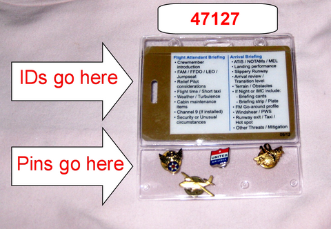 Crew Dog Gear — Badge Holder: Pin Display